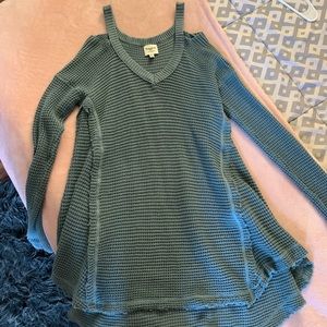 Cold Shoulder Sweater Dress